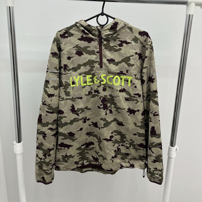Lyle Scott нейлонова вітровка легка куртка анорак камуфляжний camo