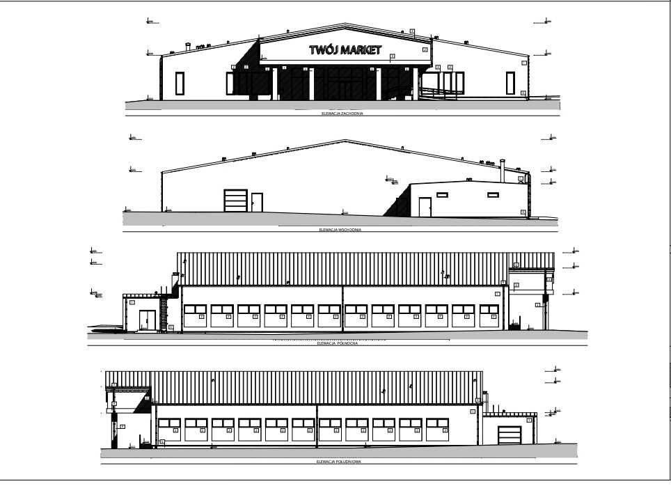 Dąbrowa Białostocka, Hala Obiekt Handlowo-usługowy, Bezpośrednio