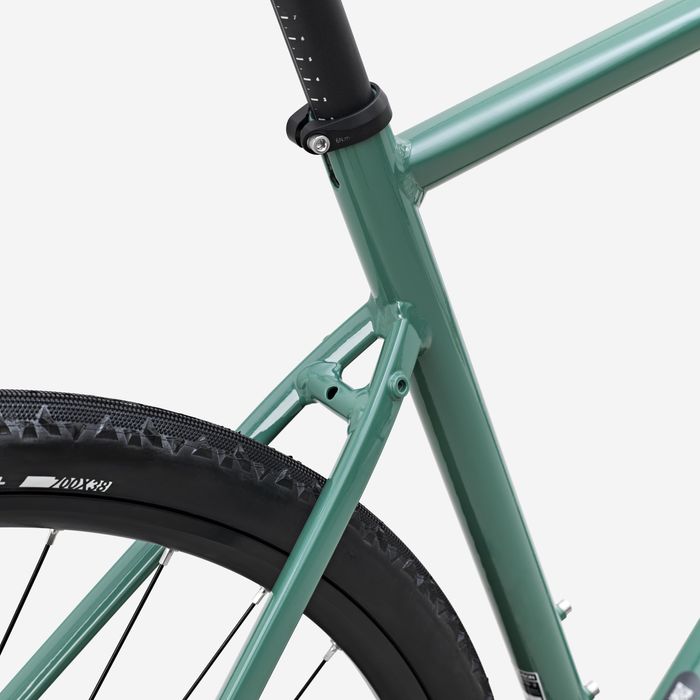 Bicicleta de Gravel Microshift Acolyte 1x8v, GRVL AF DISCOVER verde