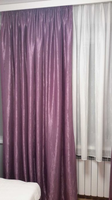 Zasłony kolor fioletowy