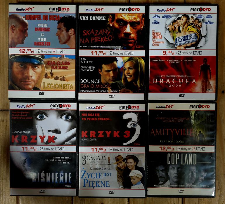 Zestaw filmów na dvd Legionista Krzyk Skazany na piekło