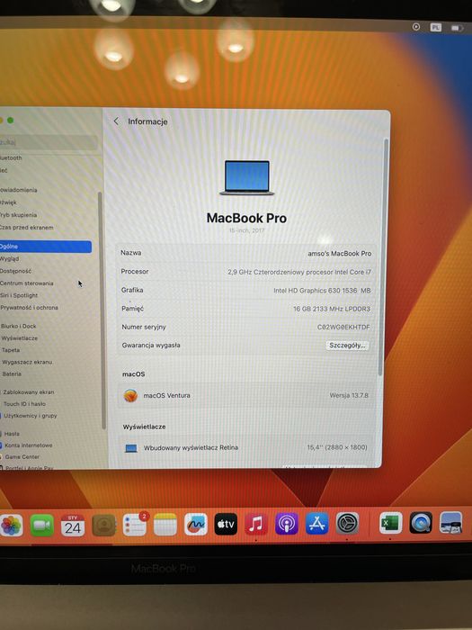 Macbook pro 15 2017 retina