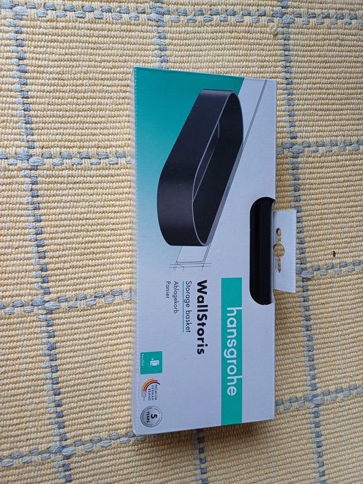Hansgrohe wallstoris cesto preto