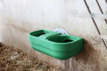 Poidło dla bydła S60, podwójne, 58 l, montaż ścienny / rurkowy