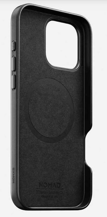 Capa em couro NOMAD Horween para iPhone 16 Pro Max – Nova