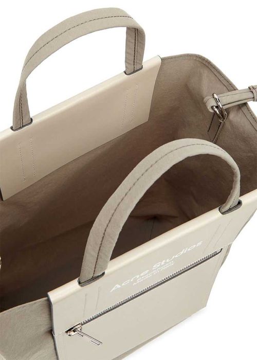 Сумка Acne Studios Baker Out medium canvas and printed leather tote Gr