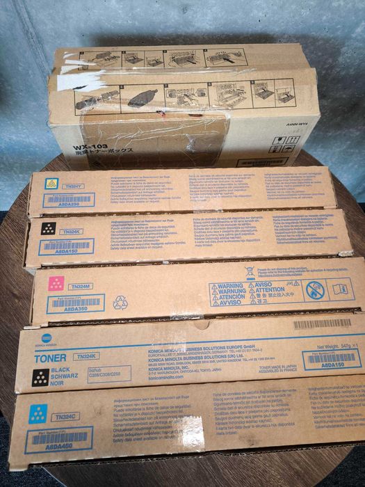 Tonery Konica Minolta (C368 C258) 2x TN324K + 1x TN324M TN324Y TN324C
