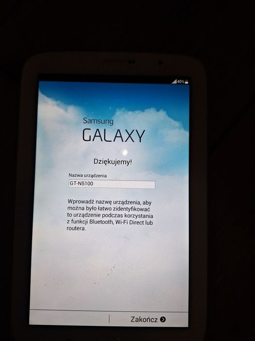 Tablet Samsung GALAXY GT-N5100
