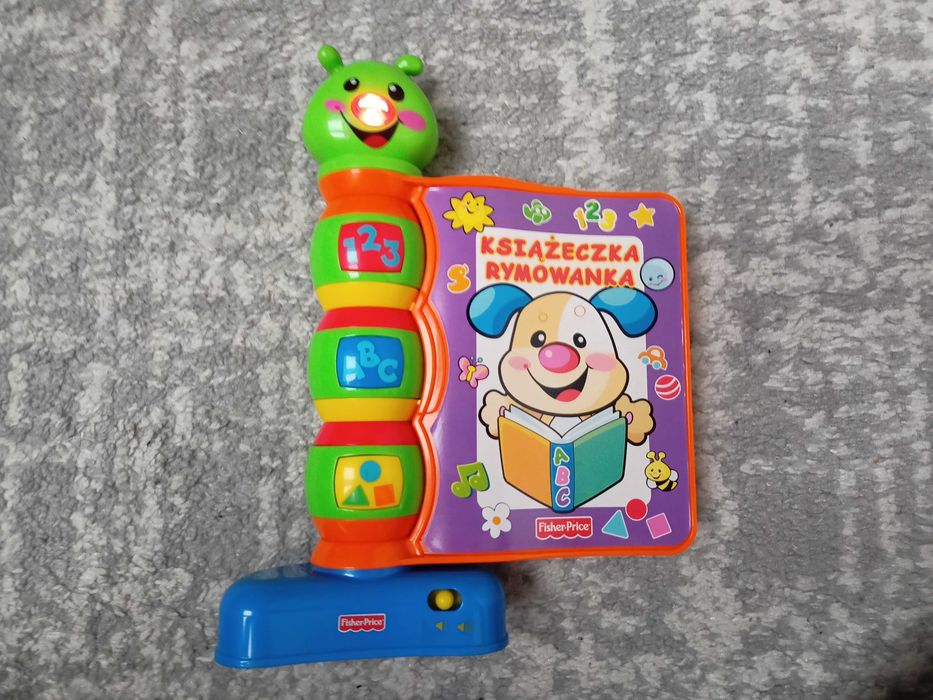 Fisher Price, książeczka rymowanka, zabawka interaktywna
