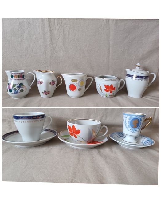 Чайный сервиз фарфоровый