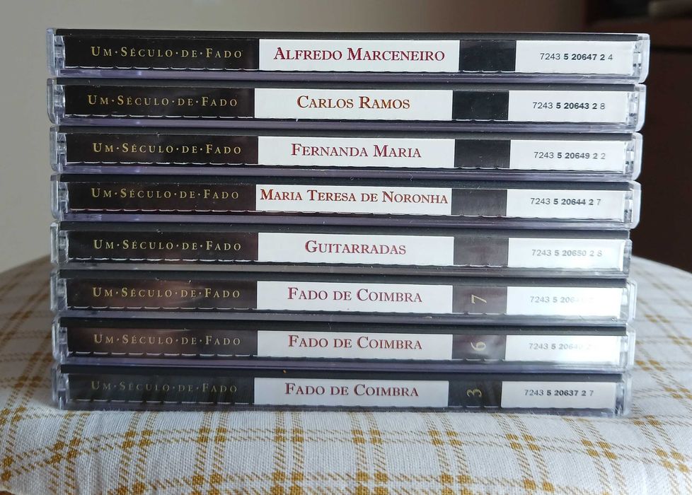 Lote de 8 CD's de Fado - Ediclube