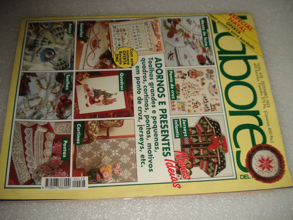 Revistas antigas Arraiolos, Burda,Labores Natal,Anna e muestras