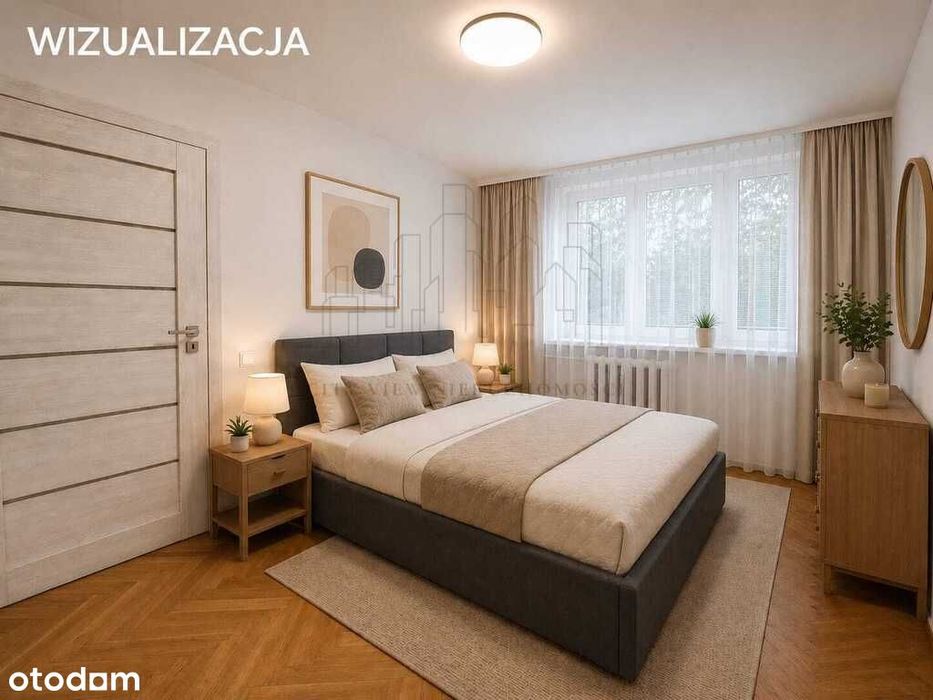 Wyremontowane, jasne mieszkanie 47,5m2 parter