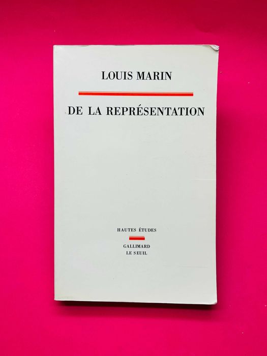 Louis Marin - De la représentation