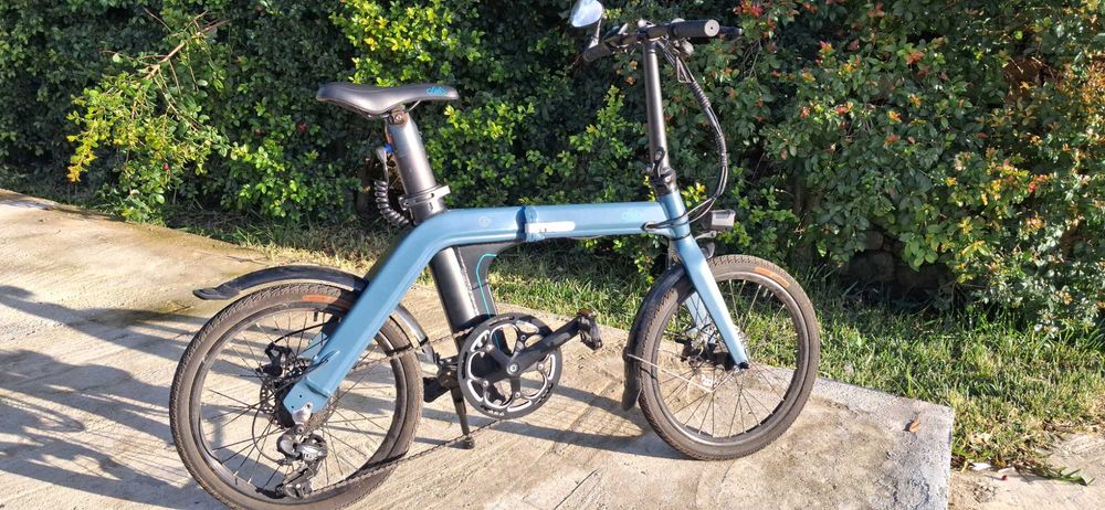 [Baixa de Preço] Bicicleta Elétrica dobrável Fiido D11 250W Azul