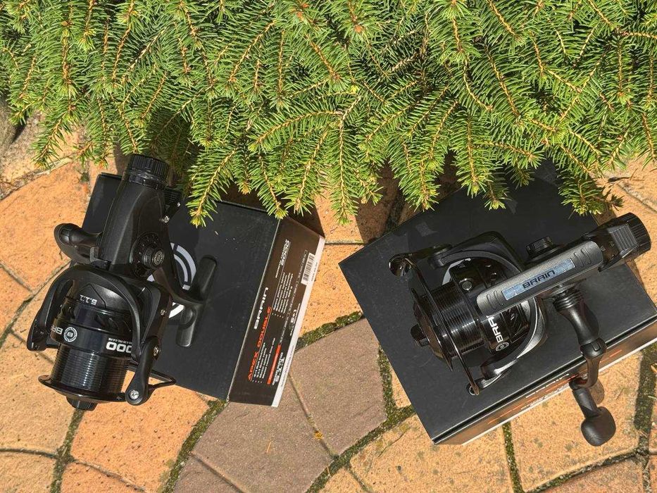 Карповая катушка Brain Apex Double Baitrunner Screw Handle 5000-6000