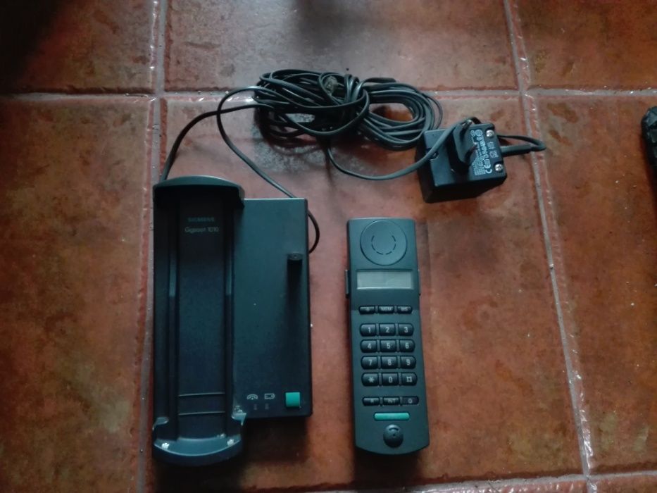 Conjunto Telefones Siemens gigaset sem fio e com fio