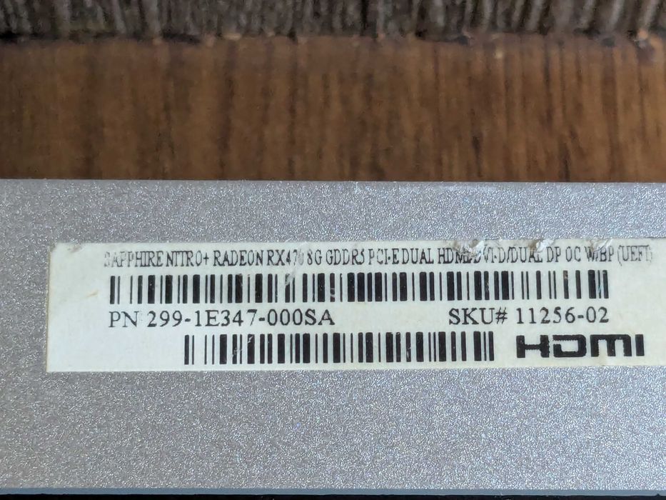 Відеокарта Sapphire Radeon RX 470 8 GB