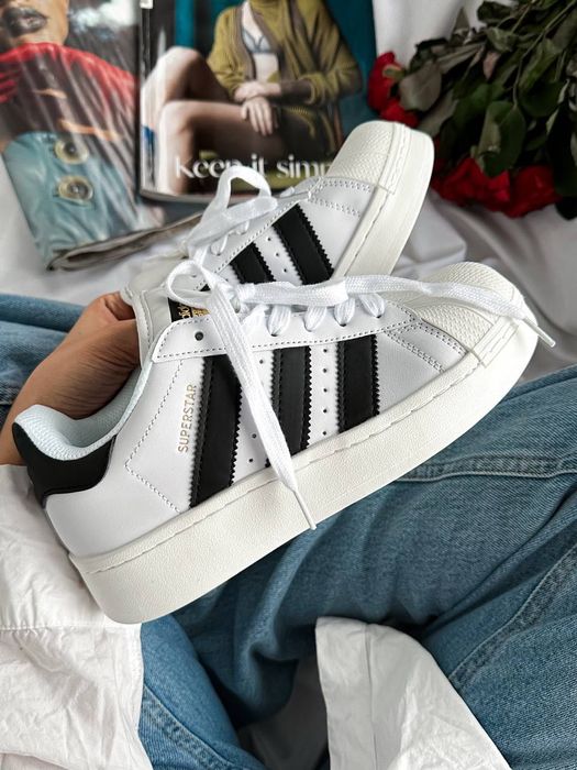 HIGH QUALITY! Adidas Superstar Platform 36 37 38 39 40 41 суперстар