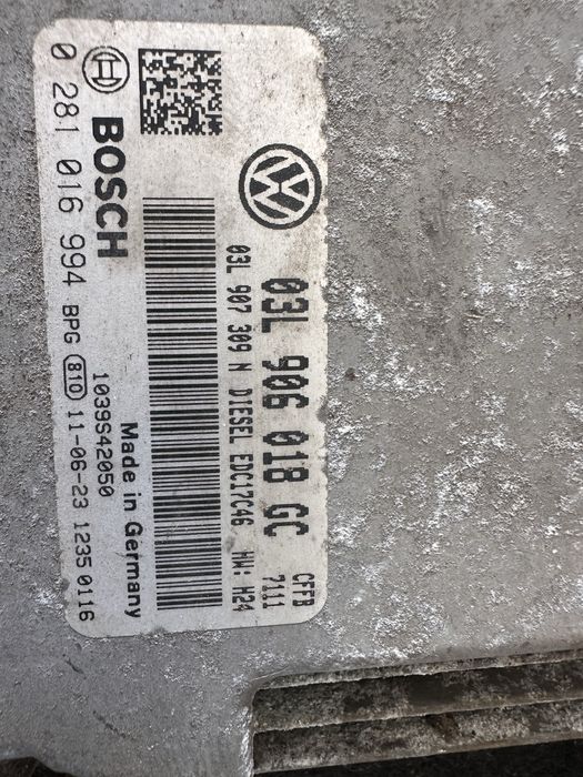 Sterownik silnika 2.0 tdi 018 gc golf 6 passat b7