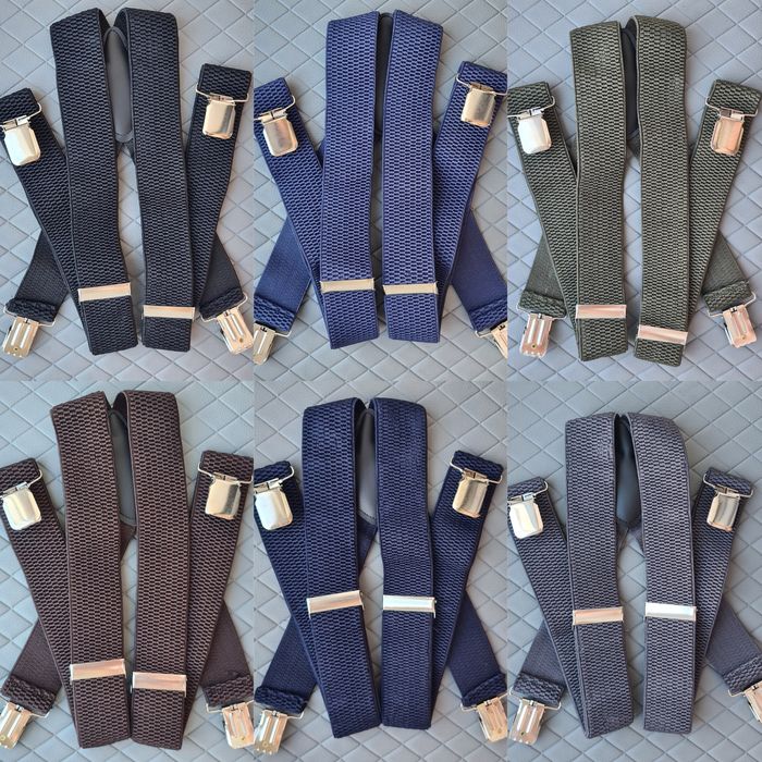 Подтяжки усиленные 110-120 см, подтяжки для брюк