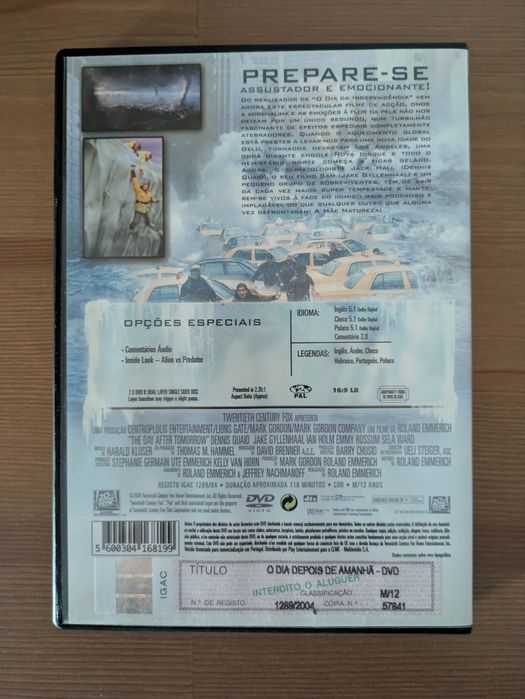 DVD " O Dia depois do Amanhã " (Como Novo) 2004