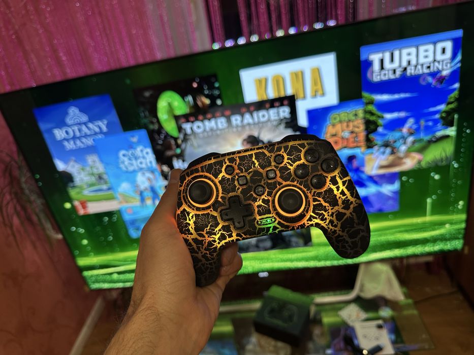 Бездротовий геймпад, беспроводной джойстик с USB з підсвіткою RGB