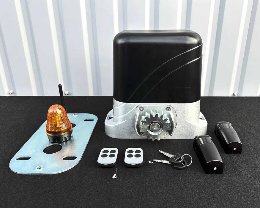 Автоматика для откатных/отъездных ворот, Мотор, Привод, Гарантия