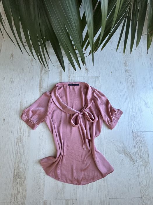 Bluzka Zara r M 38 śliczna kokarda bluza