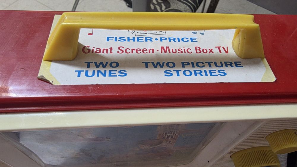 Caixa musica vintage fisher price
