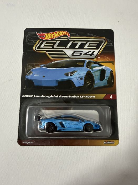 Hot wheels elite64 lbwk lamborghini aventador lp 700-4