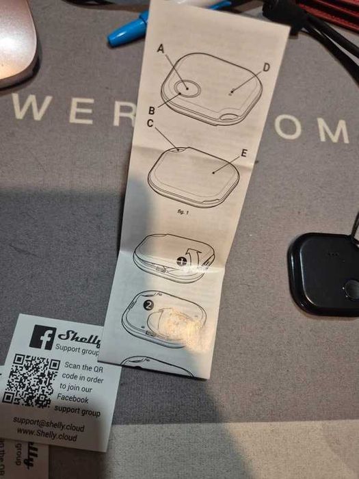 inteligentny przycisk Bluetooth Shelly BLU Button 1.