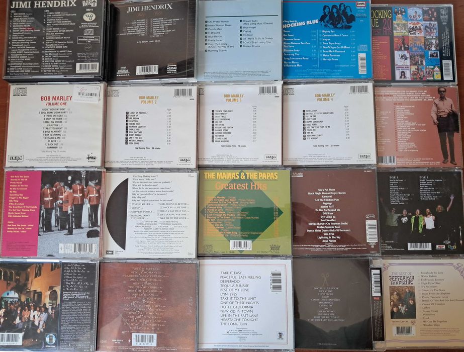 CD (Audio) Presley Beatles Rolling Stones Marley Jethro Trull Doors