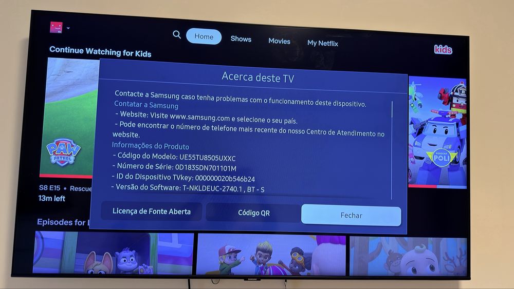 TV SAMSUNG Crystal UHD 4K (55'' - Ultra HD - Smart TV