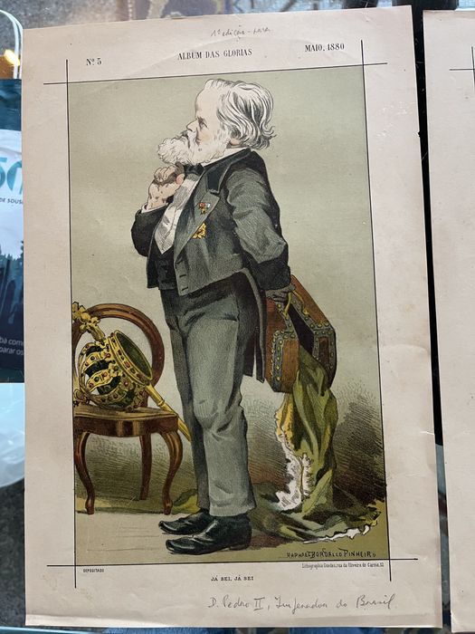 Rafael bordalo pinheiro: album das glorias litografias originais