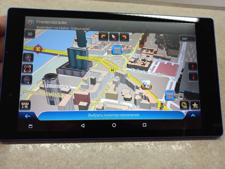 GPS навігатор для грузового авто TIR / ADR Lenovo 8". Карти 2025р!