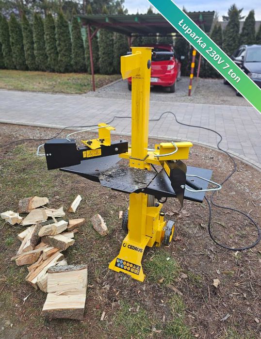 Łuparka do drewna na wynajem | Do wyboru 230V i 400V + kabel