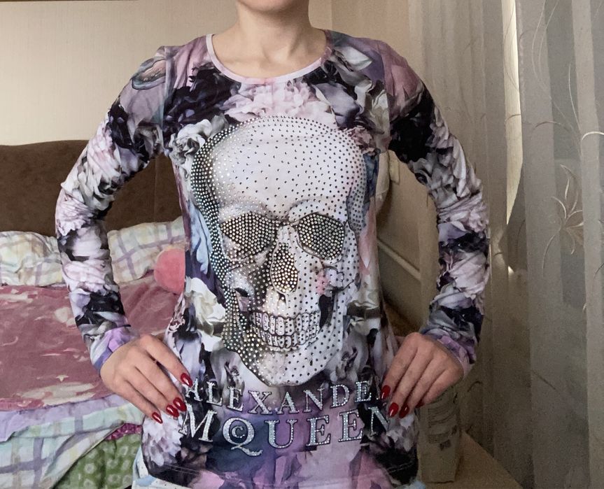 Свитшот кофта в стиле Alexander McQueen