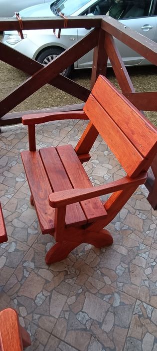 Meble ogrodowe dębowe solidne