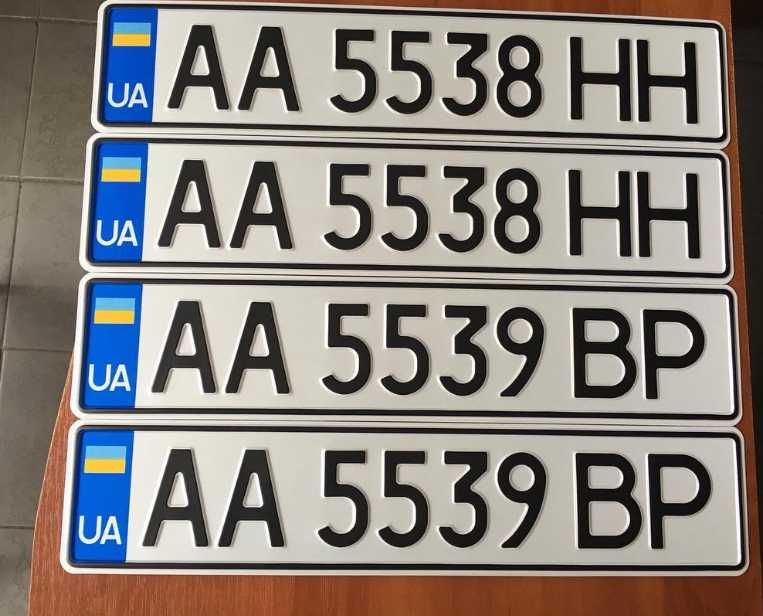 Дешево‼️ Квадратні Автономера‼️ Дублікат номер Дубликат номера мотоцик