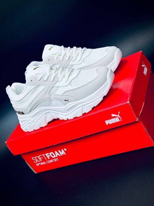 Женские кожаные кросовки пума/ Puma кожаные/кросовки пума весна 2026