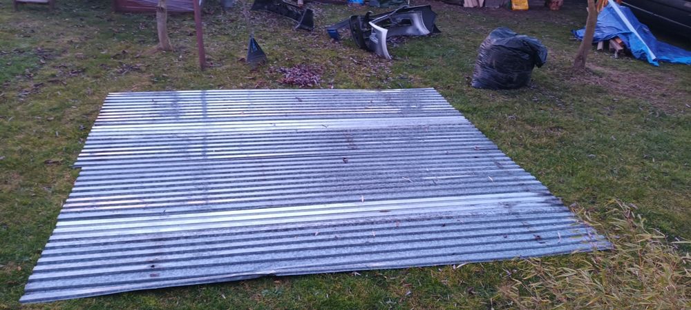 Blacha trapez używana 4szt.320cm.x360cm