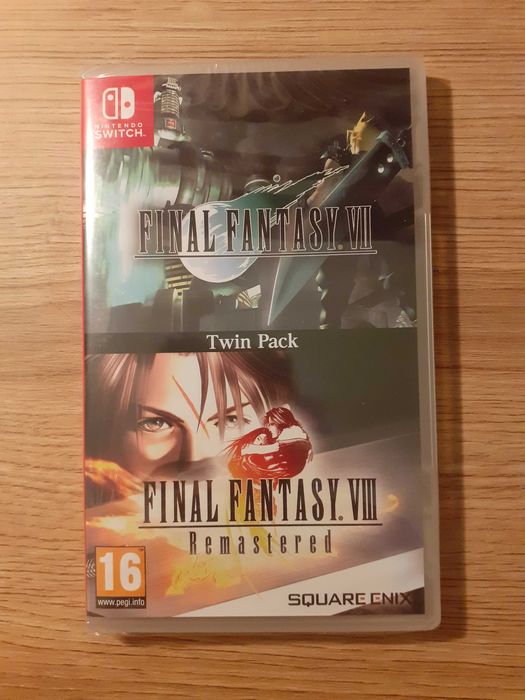 Final Fantasy VII + VIII, SWITCH, nowa w folii, obie gry na karcie