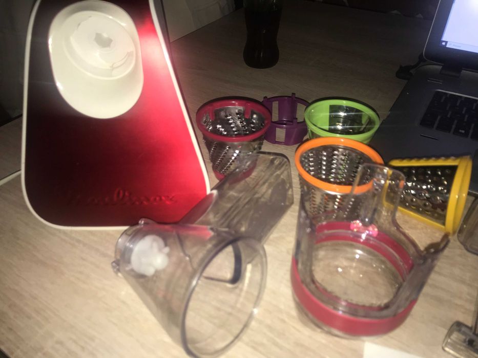 cortadora e raladora de legumes e frutas moulinex