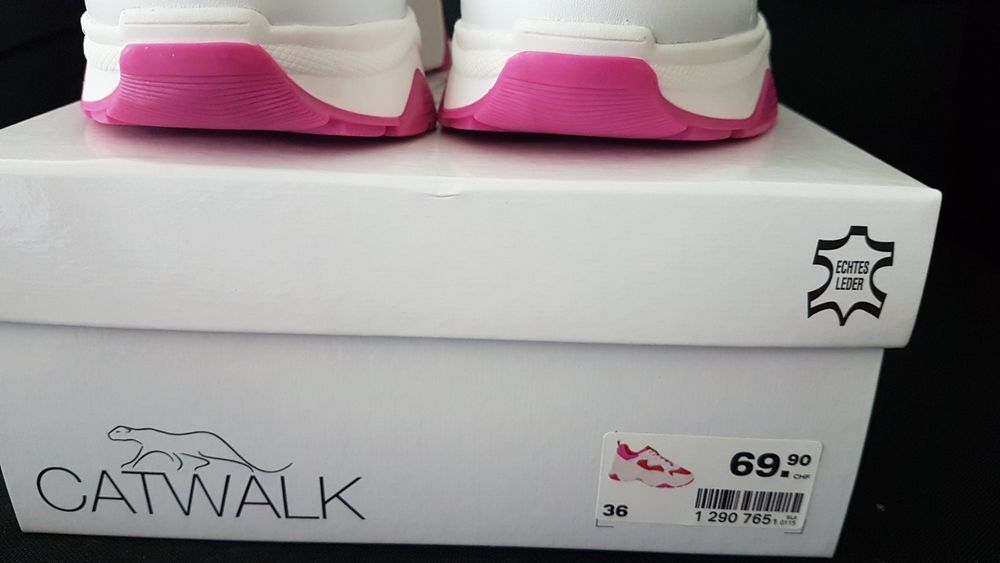 Подростковые кроссовки из нат.кожи Catwalk Chunky 36 размер,оригинал.