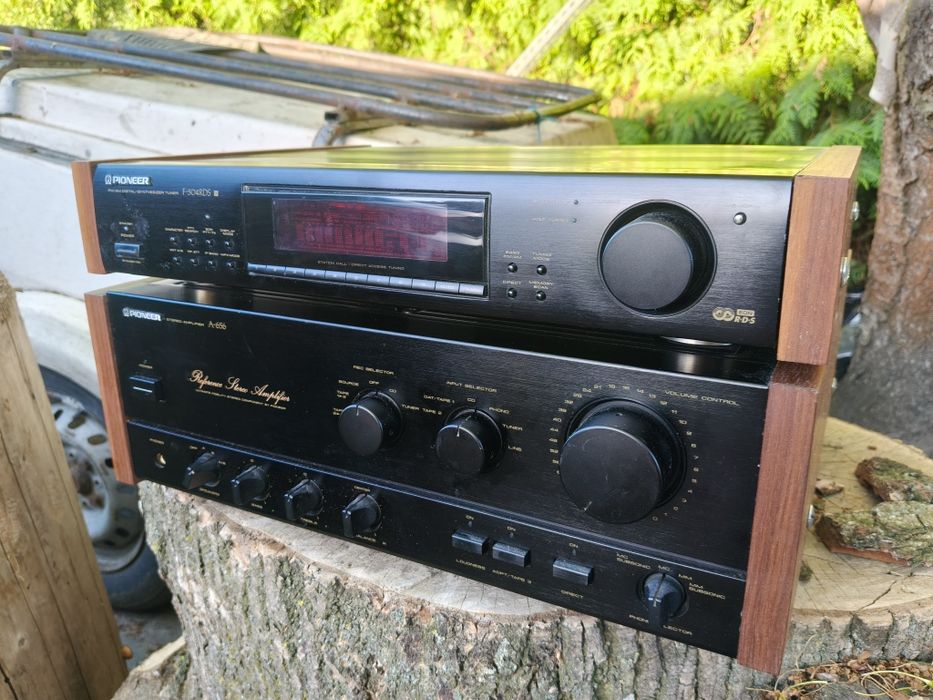 Top Pioneer a-656 drewno  + f-504rds okazja!