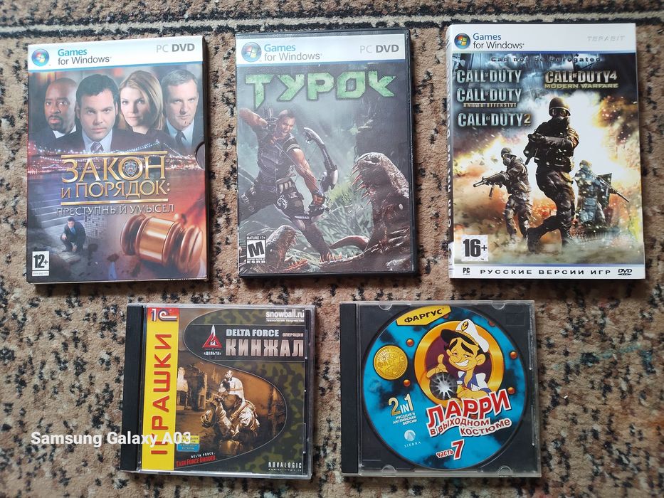 Диски с играми для пк.