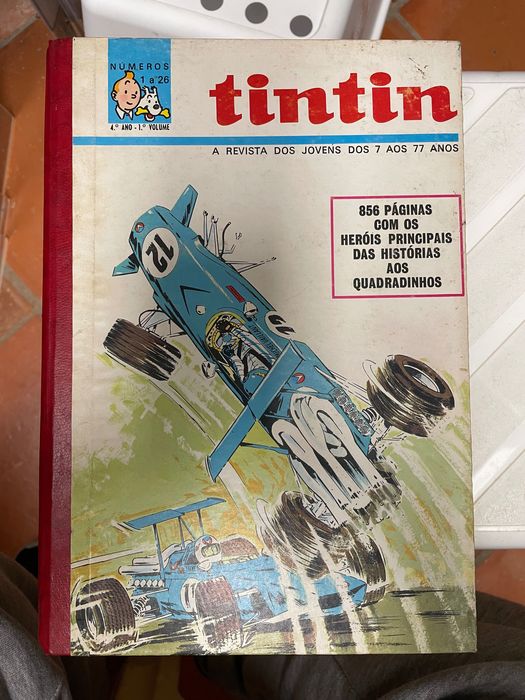 Revista Semanário Tintin - grande conjunto de revistas