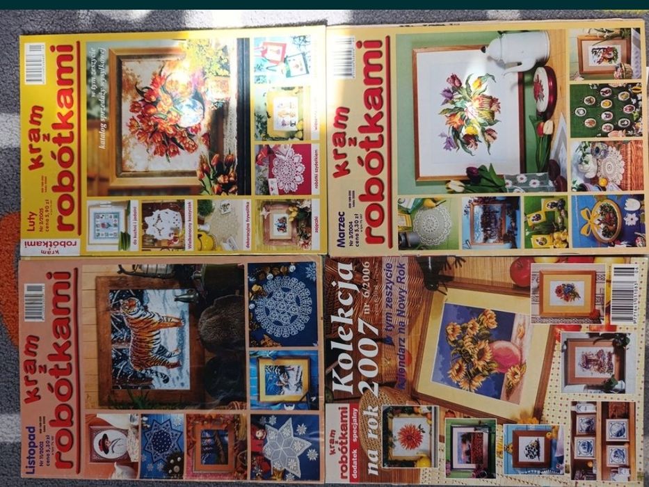 Hafty Polskie igraszki, Kram z robótkami , Anna, Burda + gratis