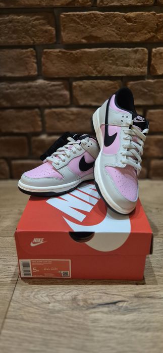 Nike Dunk Low - Pudrowy Róż - Nowe - 36,5, 37, 37.5